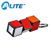 LED New Arrival Modern Design Keyring Magic Cube Shape LED Keyring