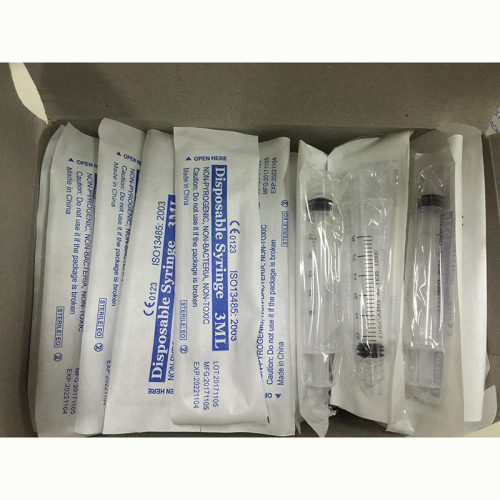 3ML luer lock syringe  without needle