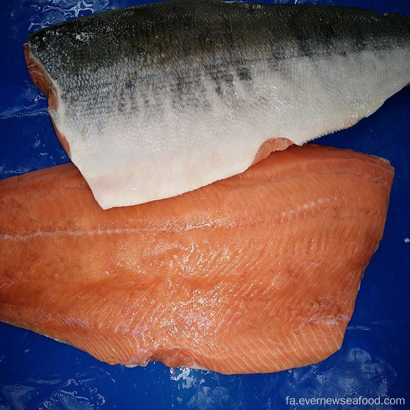 فیله ماهی سالمون تازه منجمد خوب است