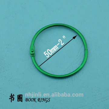 50mm-2'' metallic color book ring