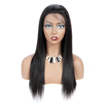 Half Machine Made Half Hand Made Wigs 10A Nature Color Straight Cheap Brazilian Hair Wigs Wholesale In Stock,100% Human Hair