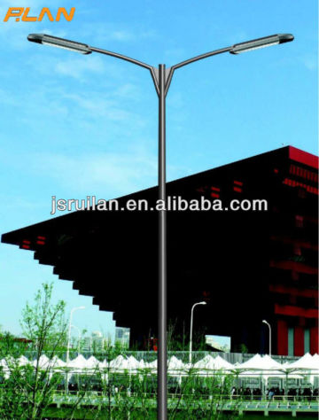 Q235 double arm street lighting pole