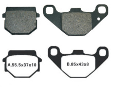 Motorcycle disc brake pad FA67