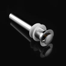 HIDEEP Full Brass Chrome Basin Pop-up Drain