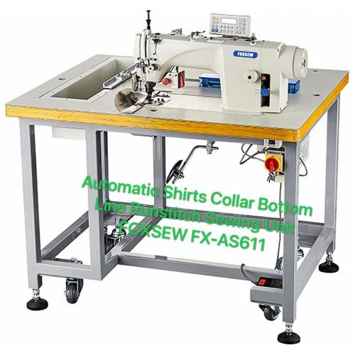 Automatic Shirts Collar Run-Stitch Sewing Machine Unit