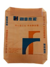 Monolayer Plastic Material Knit Building Cement Pouch