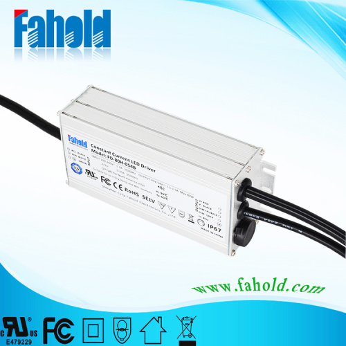 UL 80W Waterproof LED Light Driver IP67