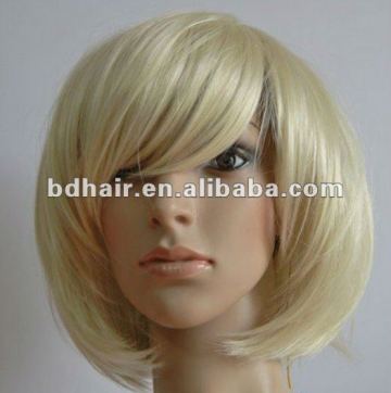 Fashion Style lace wigs short wigs Blonde