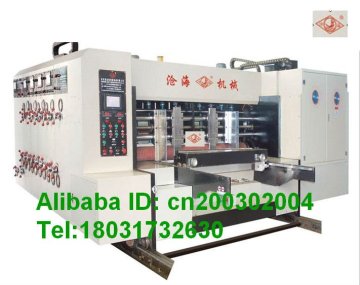 automatic printing slotting and die cutting machine