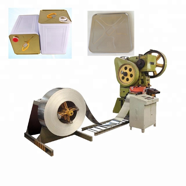 Automatic metal can lid making machinery