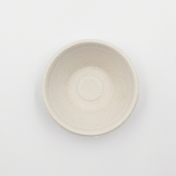 Biodegradable disposable sugarcane bagasse pulp 2oz cup