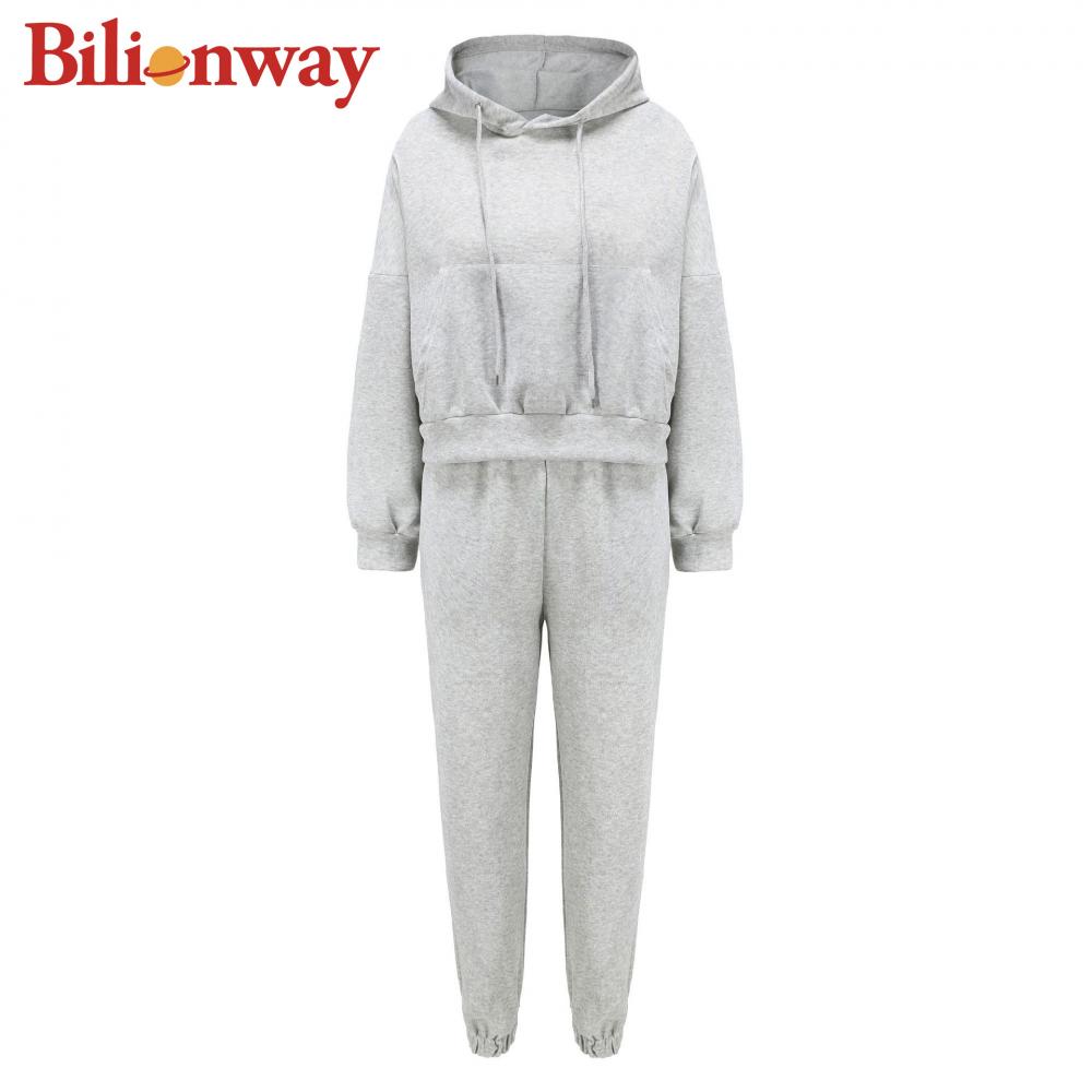 Women Hoodies Tracksuit SET