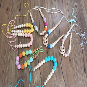 Baltic Amber Crochet Teething Necklace