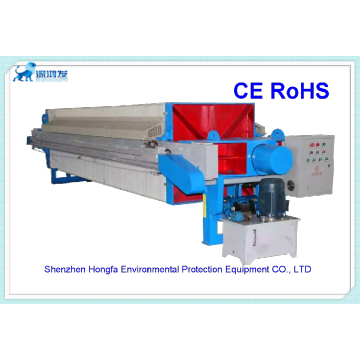 ISO/Ce/SGS Waste Water Treatment Plant Filter Press