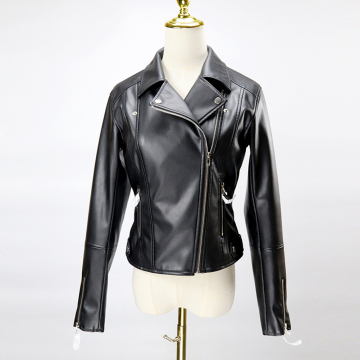 faux leather jacket