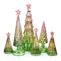 Bottiglia in vetro a forma di aria di Natale a forma di luce decorativa