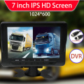 7inch 2ch Car Monitor Truck Truck Dash Cam