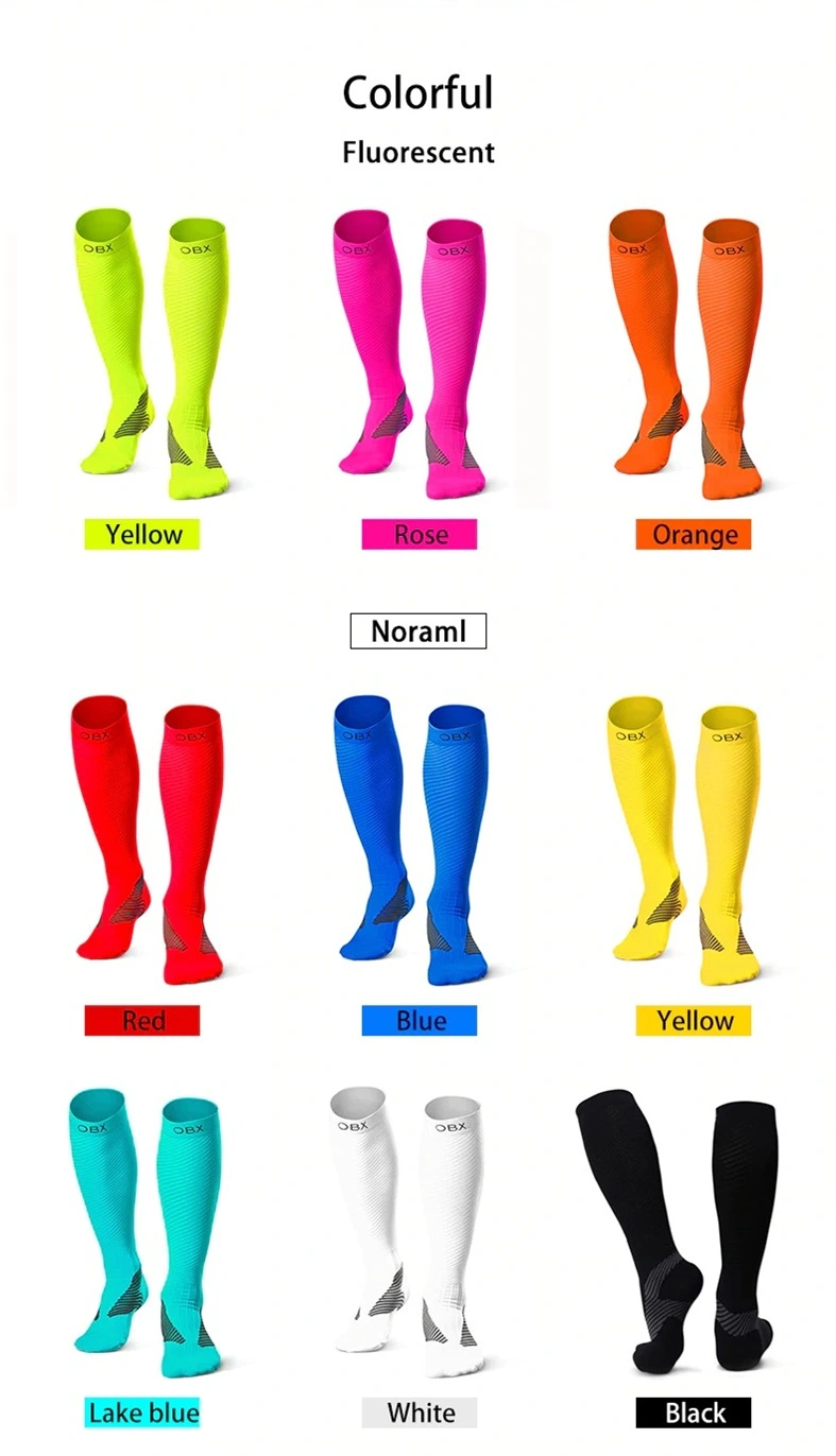 Sport Cycling Socks Elasticity Men Women Socks Breathable Quick-Drying Running Stockings Gradient Compression Socks