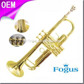 Brass wind music instrument Bb Trumpet