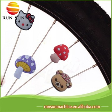 Custom Top Quality PVC Cartoon Spoke Beads/Bike Spoke Beads/Spoke Clips For Sale