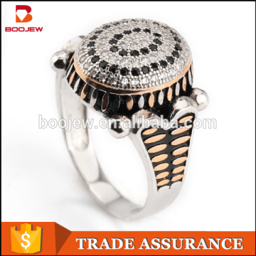 Wholesale jewelry boss finger gold ring hallmarks color changing ring stone