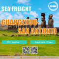 Freight international de la mer de Guangzhou à San Antonio