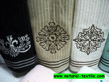 100% cotton embroidered big christmas hand towel