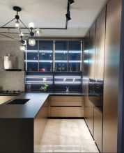 Bonding metallic powder coating for home furnishings