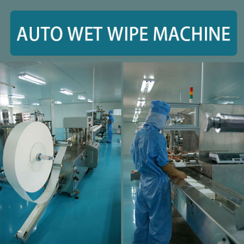 Auto wet wipe machine