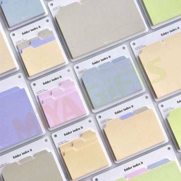 Custom Tab Divider Paper Shaped Sticky Note Memo Pad