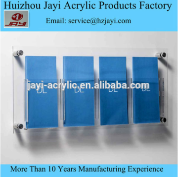 Factory customized acylic post card display stand/business card display stand