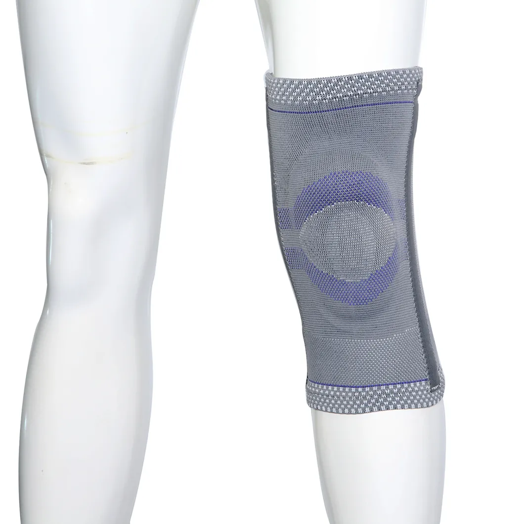 Wholesale Knitting Compression Knee Sleeve Spring Knee Support