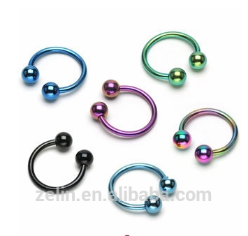 The fashion horseshoe nose ring horse lip rings