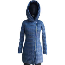 Women's Zipper Front Down Coat, Nice Texture