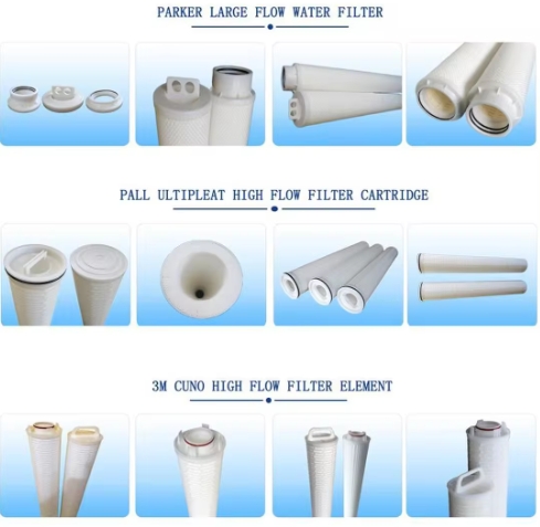 Eşdeğer Parker Pall 3m yüksek akışlı filtre kartuşları Equivalent Parker Pall 3M High Flow filter cartridges