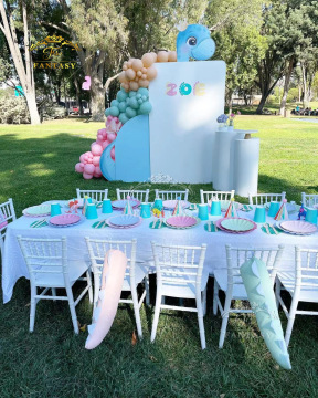 Wholesale White Kids Chiavari Chairs Made of PP Plastic Material