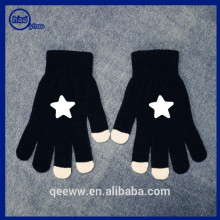 Yhao black fashion gloves for touch screen	touch sensitive gloves