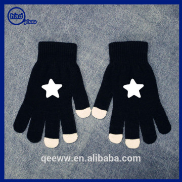 Yhao black fashion gloves for touch screen	touch sensitive gloves