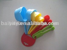 colorful spoon,plastic measure spoon,houseware plastic spoon.