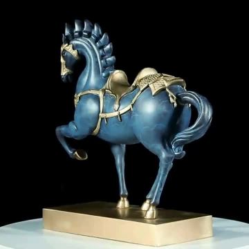 archaistic home and office decoration bronze horse sculpture