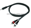 Serie DR 3.5mm estéreo cable RCA Dual