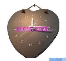 Heart-shaped Slate Wall Clock