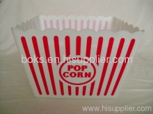 Disposable Square Plastic Popcorn Bowl?