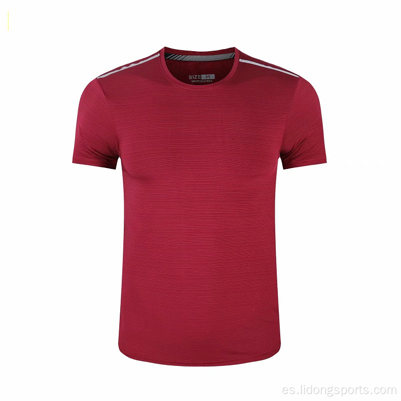 Camiseta de camiseta de calidad para hombres de verano camisetas reflectantes reflectantes