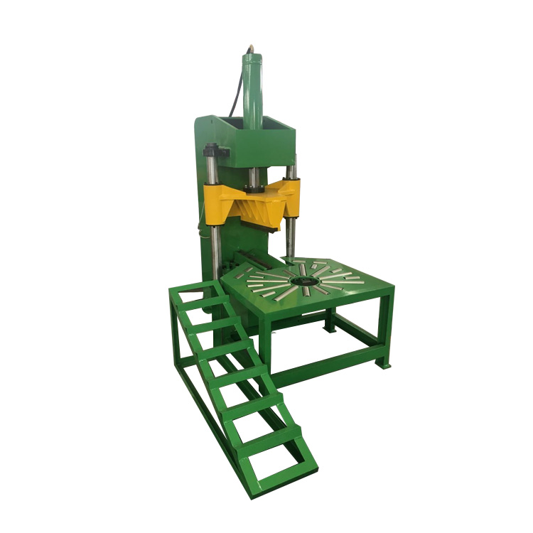 Waste tire recycling hydraulic scrap tyre cutter