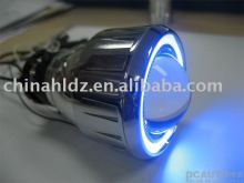 HID xenon lamps with blue color angel eyes