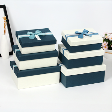 Romantische Bow Knot Ribbon Schokoladenpapierbox