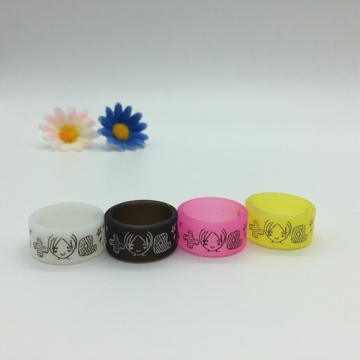 Transparent Printed Silicone Finger Bands