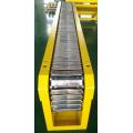 V-Slat conveyor for paper roll and reels