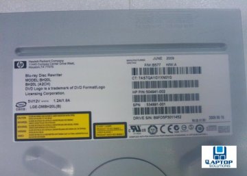 Blu Ray Player Hp 534891-001 Lg Bh20l 6x Sata Burner &amp; 16x Dvd±rw Dl Lightscribe Drive 504941-002